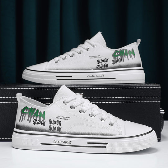 Damen Modische Sneaker mit grafischen Akzenten und bequemer Laufsohle EB