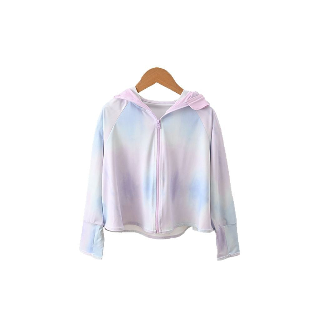 Mädchen leichte Kapuzenjacke mit niedlichem Tiermotiv EB