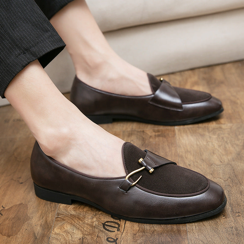 Herren Elegante Mokassins mit modischem Schnallen-Design EB