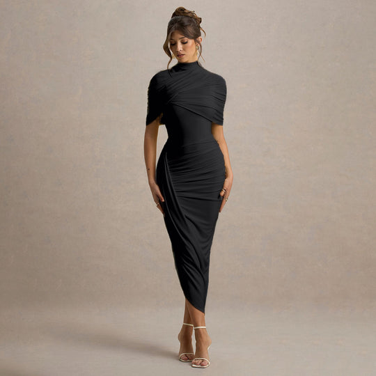 Damen Drapiertes Abendkleid EB