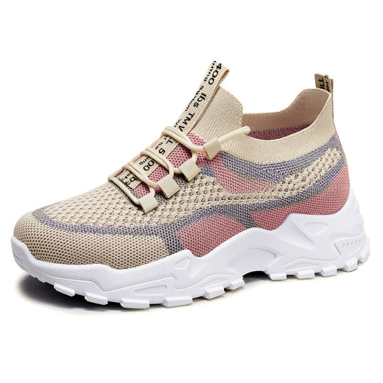 Damen Sportliche High-Performance Sneakers mit atmungsaktivem Mesh-Obermaterial und flexiblem Sohlen-Design EB