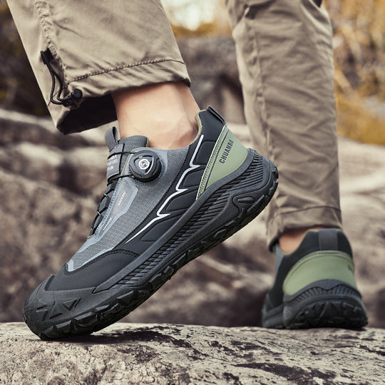 Herren robuste Outdoor‑Trekkingsneaker mit BOA‑Verschluss, verstärkter Zehenkappe und griffiger Trailsohle EB