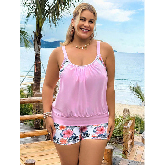 Damen Tankini-Set mit floralem Design und herausragendem Komfort EB