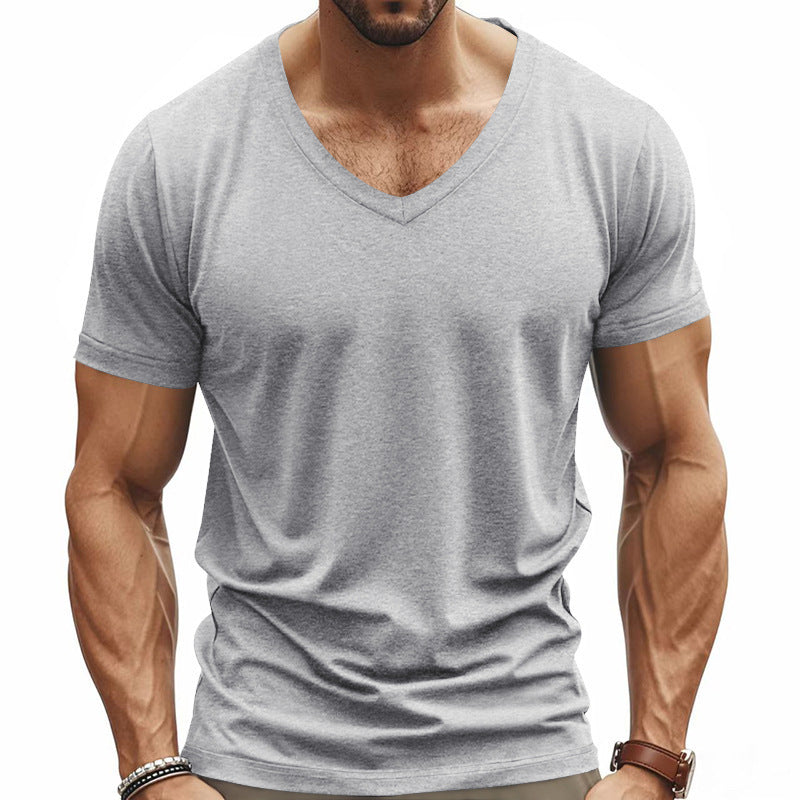 Herren Funktions-T-Shirt mit V-Ausschnitt aus atmungsaktivem Material EB