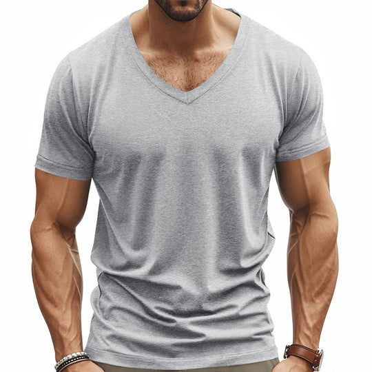 Herren Funktions-T-Shirt mit V-Ausschnitt aus atmungsaktivem Material EB