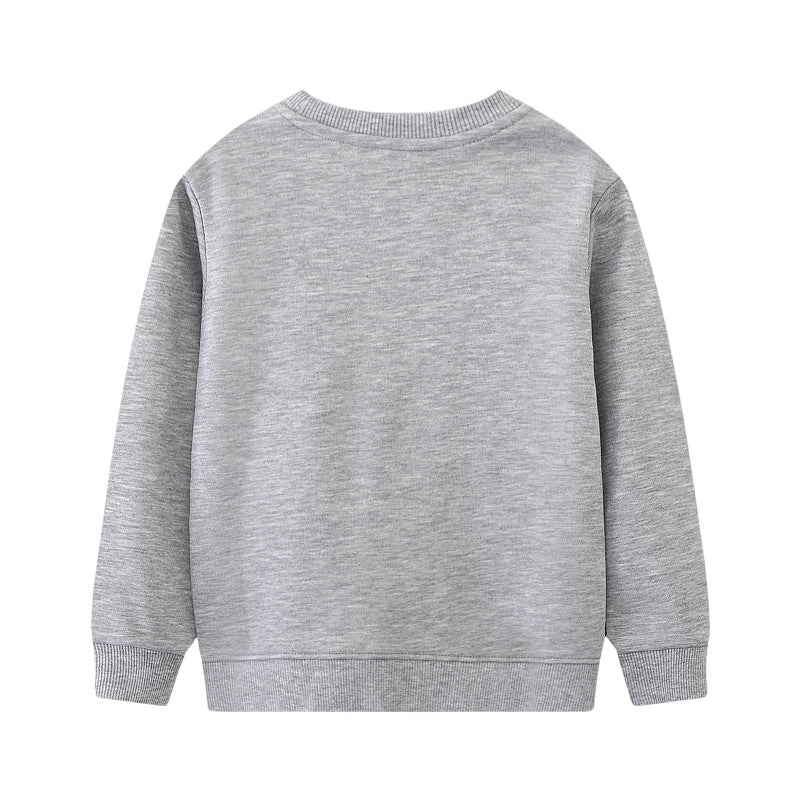 Jungen Sweatshirt mit aufregendem Baustellenmotiven EB
