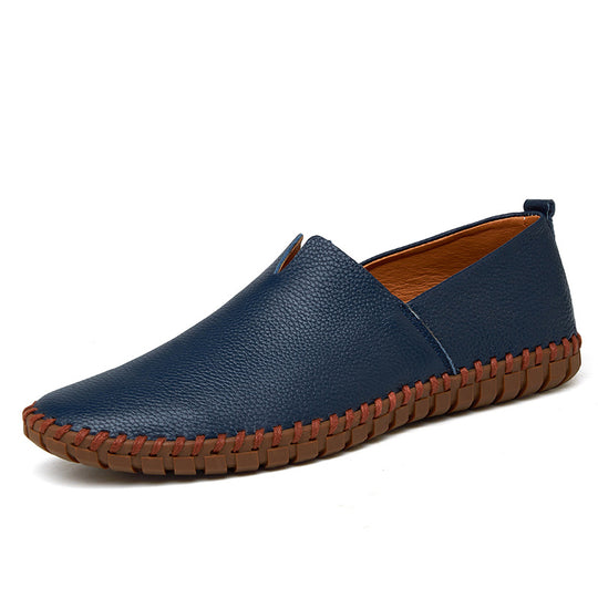 Damen Mokassins im klassischen Design aus hochwertigem Leder EB
