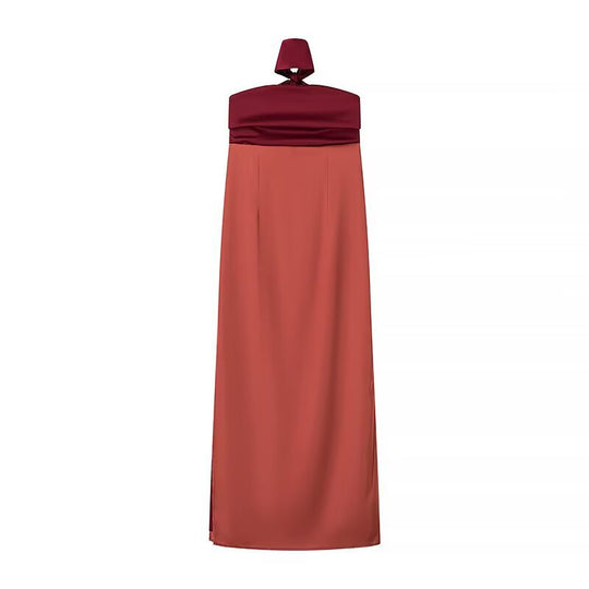 Damen Maxikleid mit schickem Taillenausschnitt und fließendem Design EB