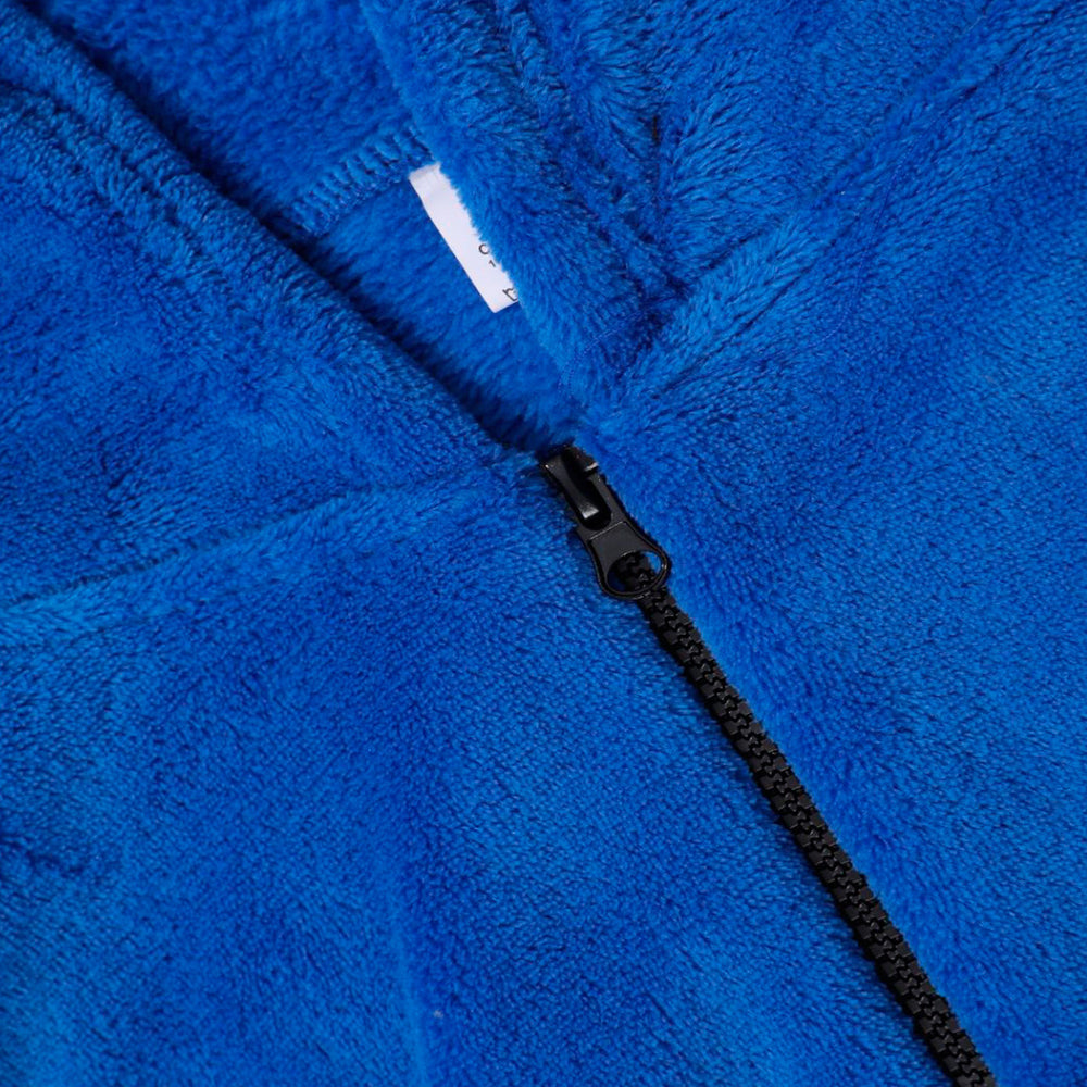 Herren Fleece-Hoodie mit innovativem halblangem Reißverschluss EB