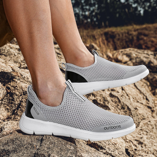 Damen Atmungsaktive Outdoor-Schuhe mit flexibler Sohle und rutschfester Laufsohle EB