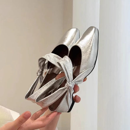 Damen Elegante Ballerina-Schuhe mit funkelndem Riemchen EB