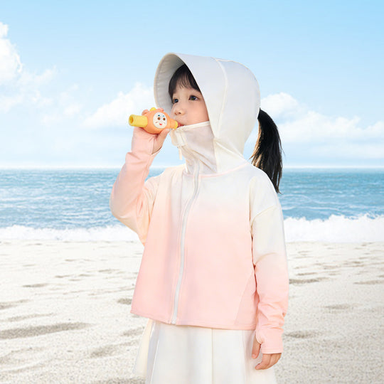 Kinder UV-Schutzjacke mit Kapuze und atmungsaktivem Material EB