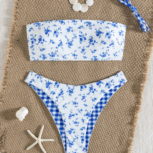 Damen Bandeau-Bikini EB