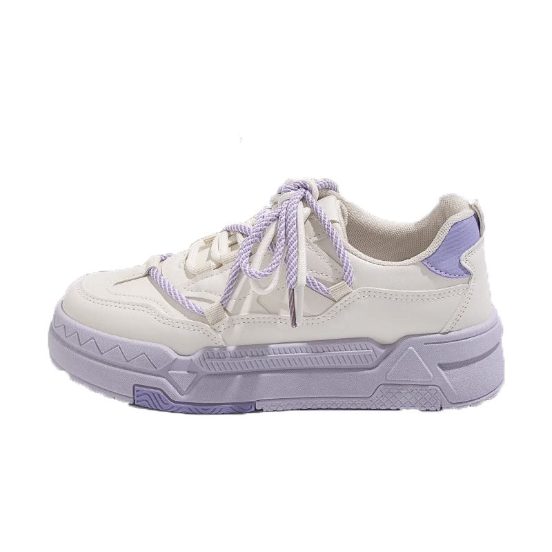 Damen Sportliche Chunky Sneakers mit atmungsaktiver Oberflächenstruktur EB