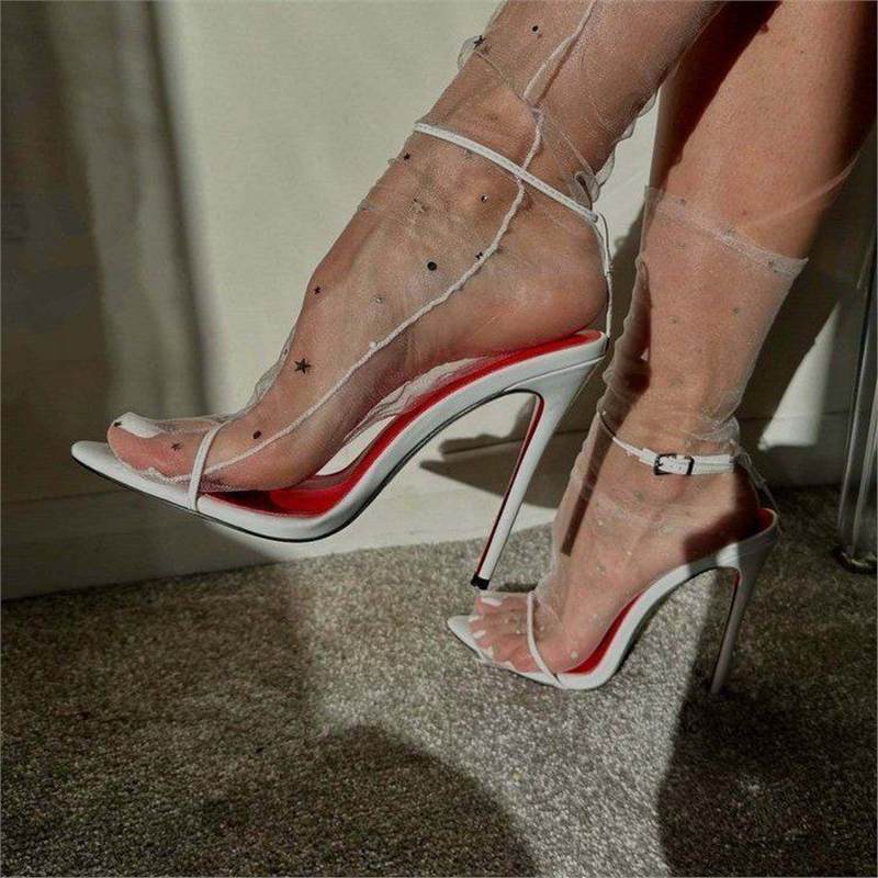 Damen High Heel Sandalen mit elegantem Riemendesign EB