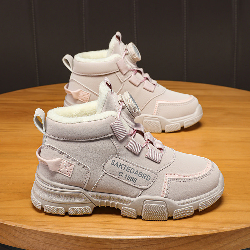 Damen geschlossene Winterstiefel mit anpassbarem Verschlusssystem EB