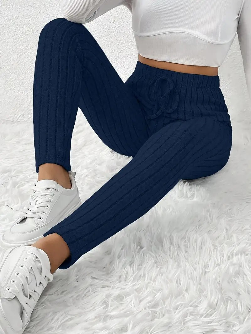 Damen Gefütterte Sweatpants mit Rippstruktur EB