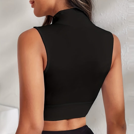 Damen Sportliches Crop-Top EB