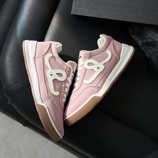 Damen Sportliche Sneaker mit atmungsaktiver Mesh-Oberfläche und rutschfester Sohle EB