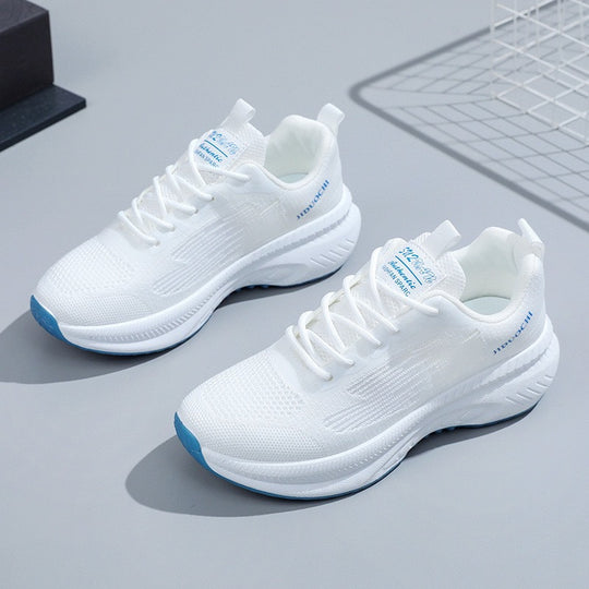 Damen Lauf-Sneaker mit atmungsaktiver Mesh-Oberfläche und dämpfender Sohle EB