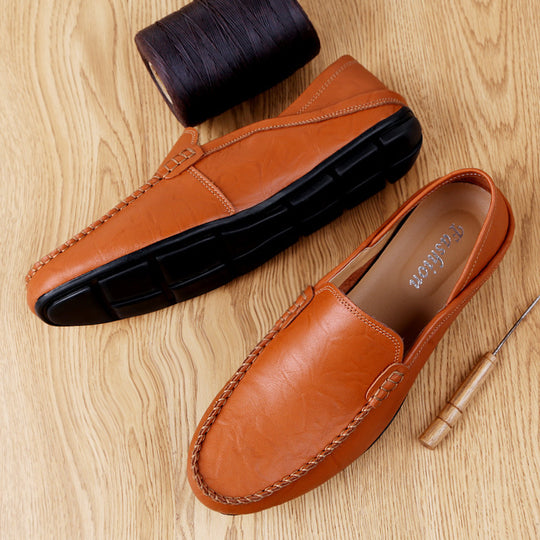 Damen Mokassins aus hochwertigem Leder mit bequemer Innensohle EB