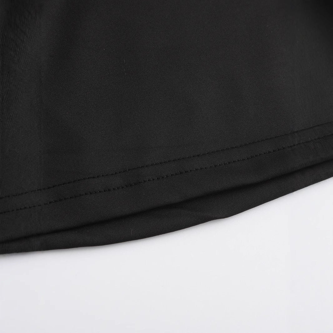 Damen Crop-T-Shirt mit fröhlichem Kirschmotiv EB