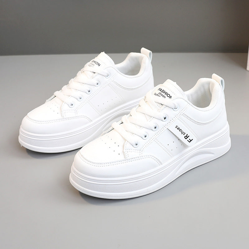 Damen modische Plateau-Sneaker mit atmungsaktiver Mesh-Oberfläche und rutschfester Sohle EB
