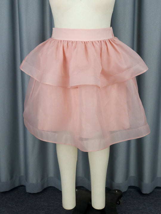 Damen Tüllrock mit voluminösem Schichten-Design EB