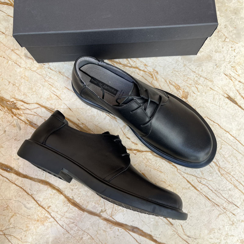 Damen Komfortable Schnürschuhe aus hochwertigem Leder EB