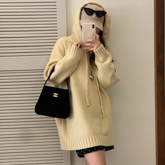 Damen Kapuzenpulli im Oversized-Design EB