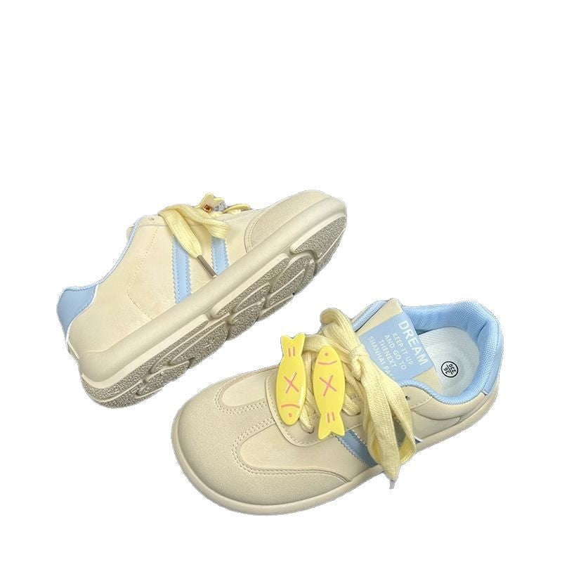 Damen Sportliche Sneaker mit einzigartigem Tiermotiv und elastischer Schnürung EB