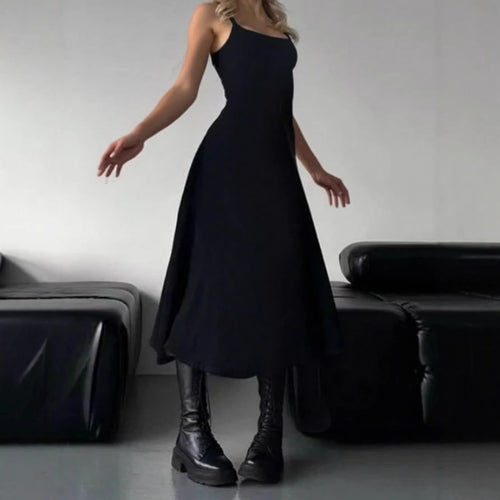 Damen Maxikleid mit elegantem Slitschnitt und figurbetontem Design EB