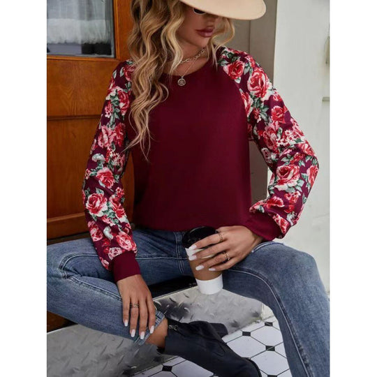 EB | Sweatshirt Weicher Strick Lässiger Stil