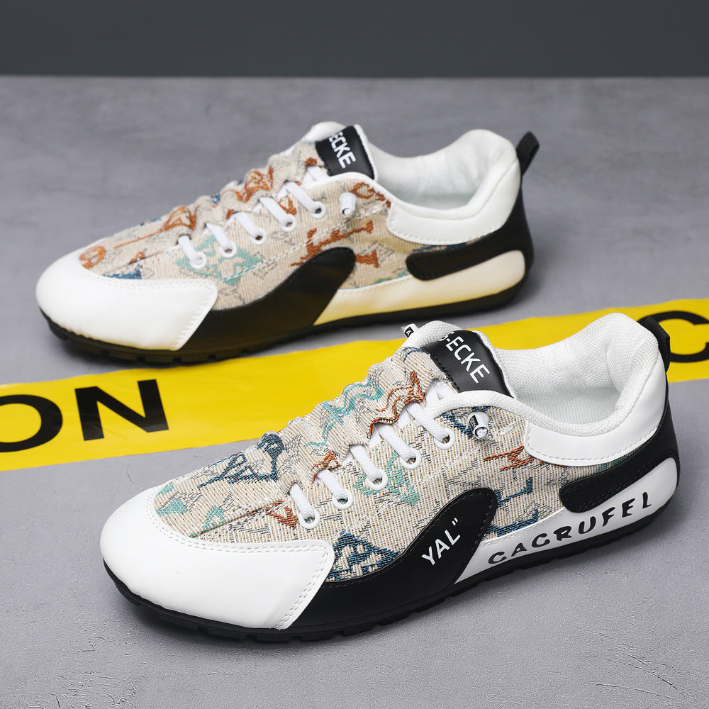 Damen modische Sneaker mit strukturiertem Obermaterial EB