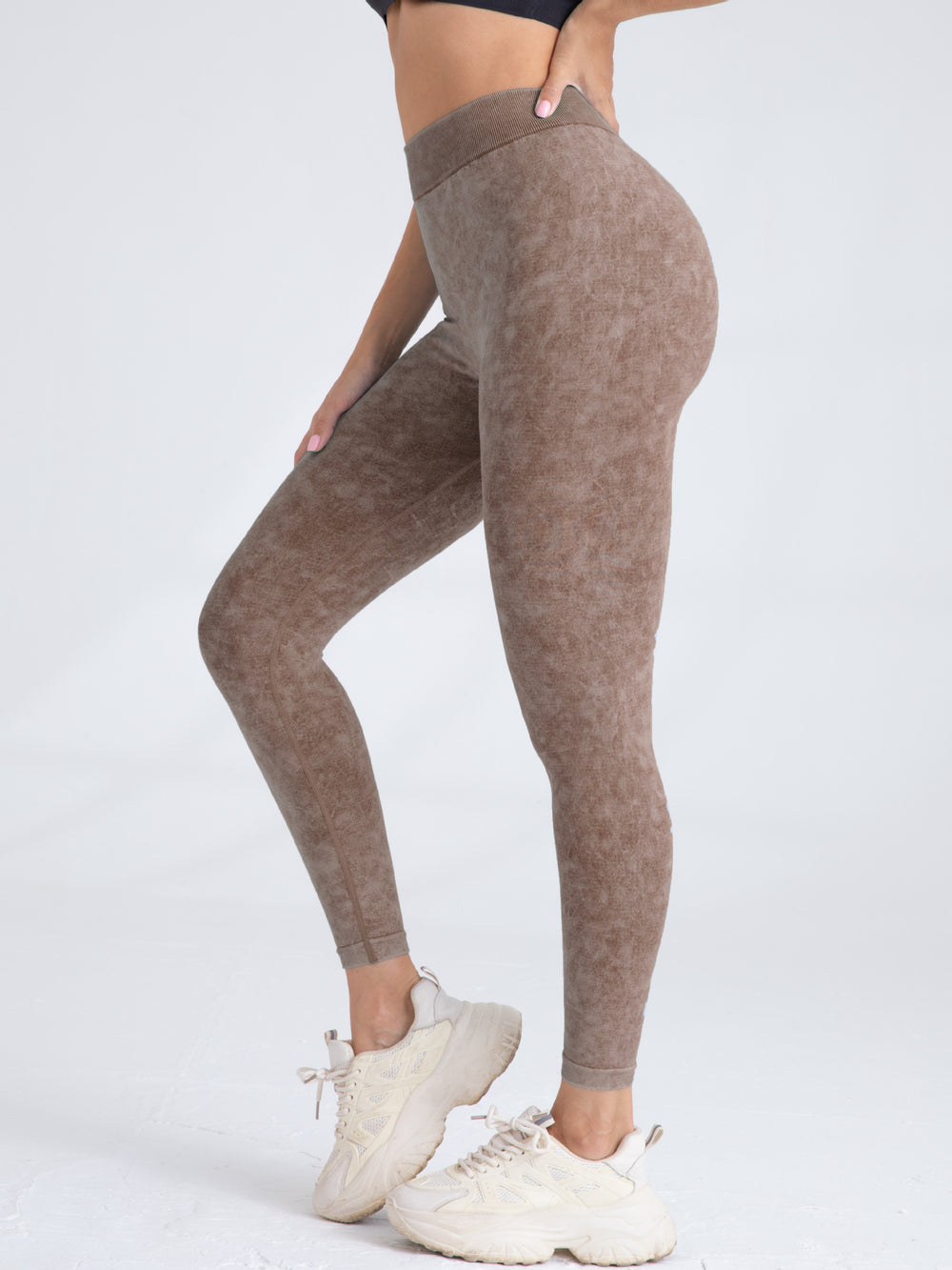 Damen High-Waist Komfort Leggings mit Sculpt-Effekt EB