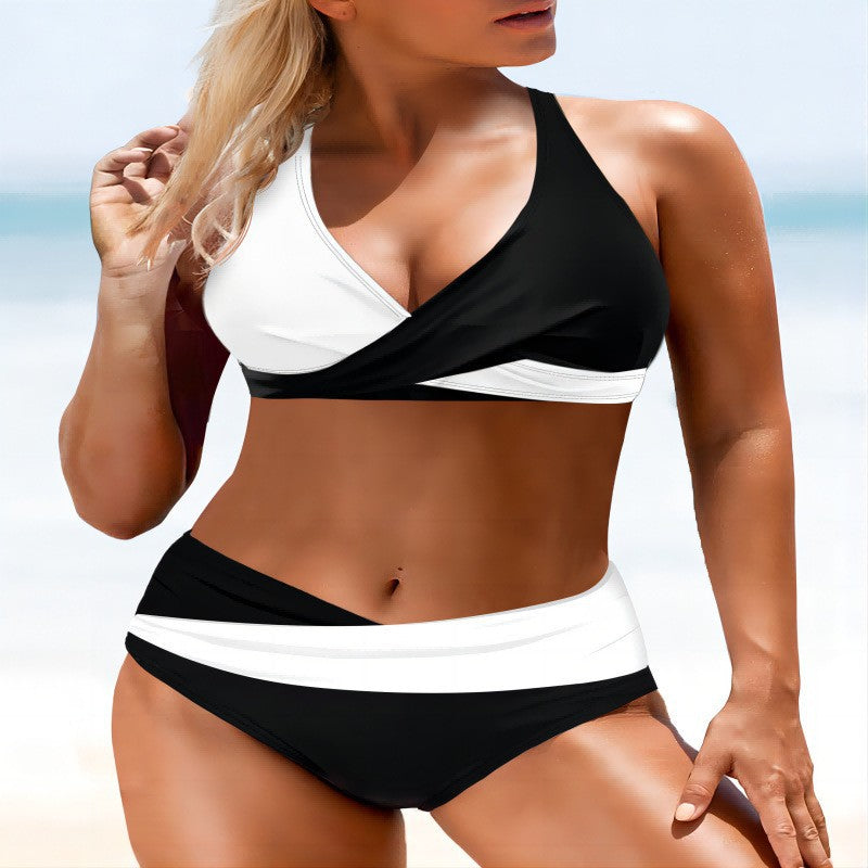 Damen Bikini-Set mit innovativem Wickeldesign und figurbetonendem Schnitt EB