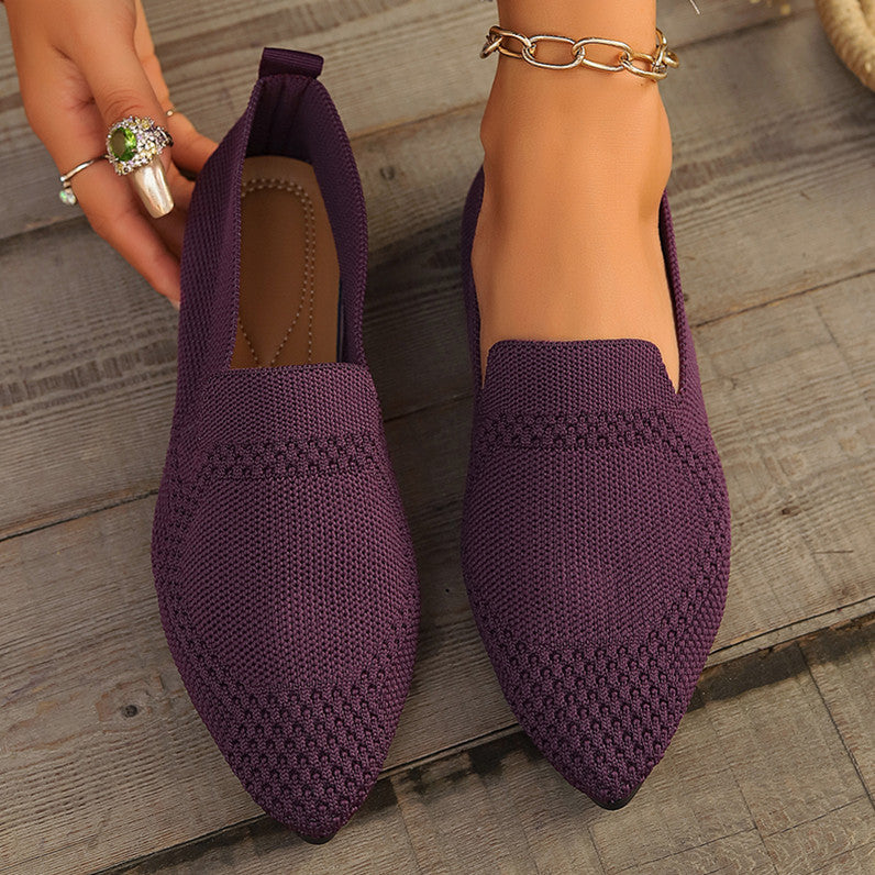 Damen Bequeme und atmungsaktive Ballerinas EB