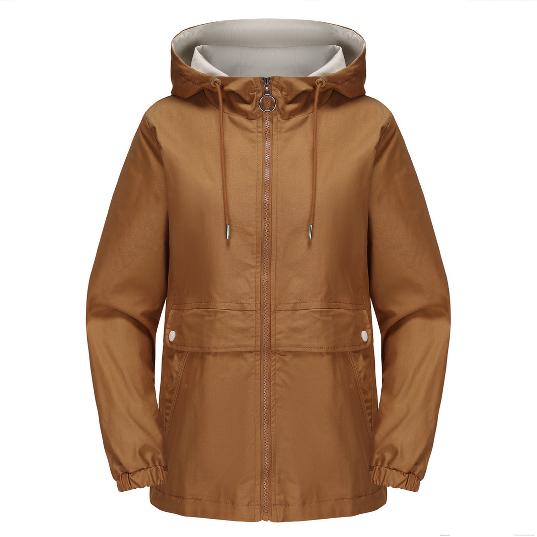 Damen modische Freizeitjacke mit verstellbarem Bund EB