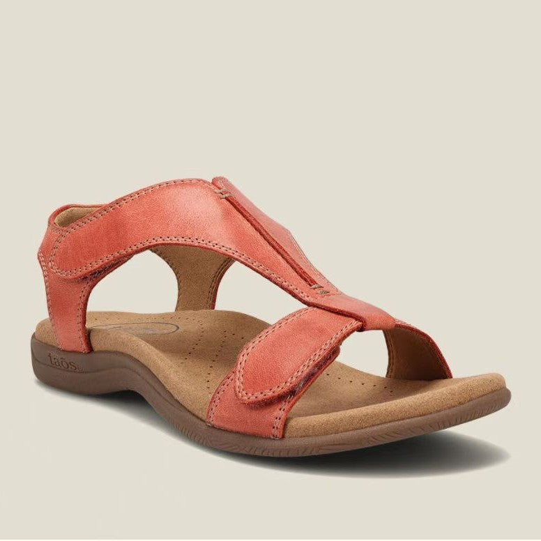 Damen komfortable Sandalen mit atmungsaktivem Obermaterial und verstellbaren Riemen EB