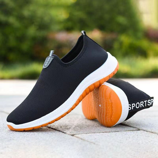 Damen Freizeit-Sneaker mit elastischem Obermaterial und rutschfester Sohle EB