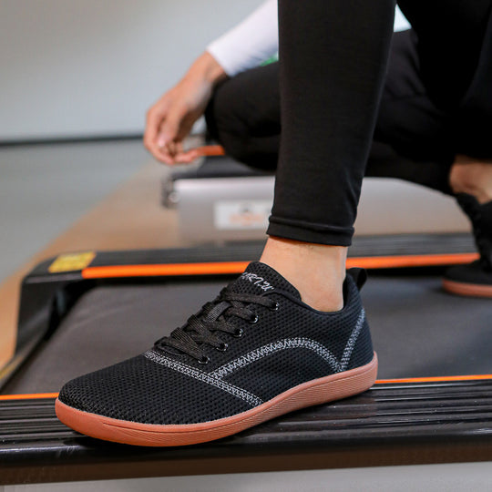 Damen Bequeme und atmungsaktive Sneakers mit rutschfester Sohle EB