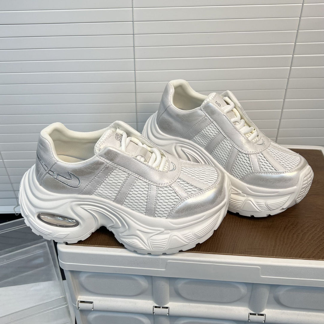 Damen Trendige Plateau Sneakers EB