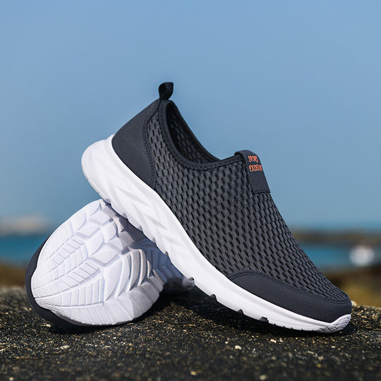 Damen Atmungsaktive Slip-On Laufschuhe mit innovativer Sohlentechnologie EB