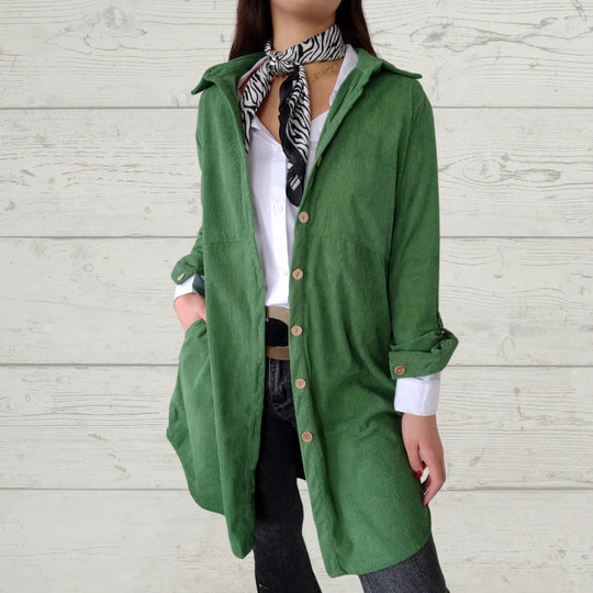 Damen Oversized Hemdkleid mit klassischem Karomuster EB