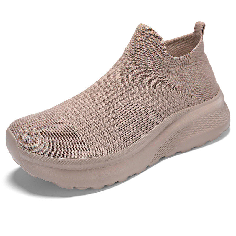 Damen Stricksneaker mit elastischem Schaft und dämpfender Sohle EB