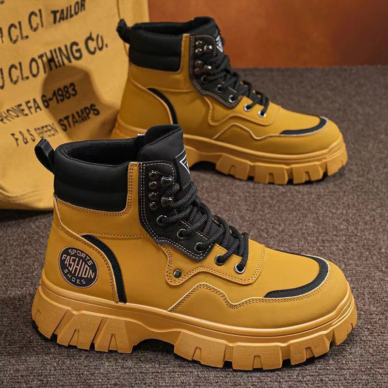Herren robuste Wanderstiefel mit verstärktem Schutz EB