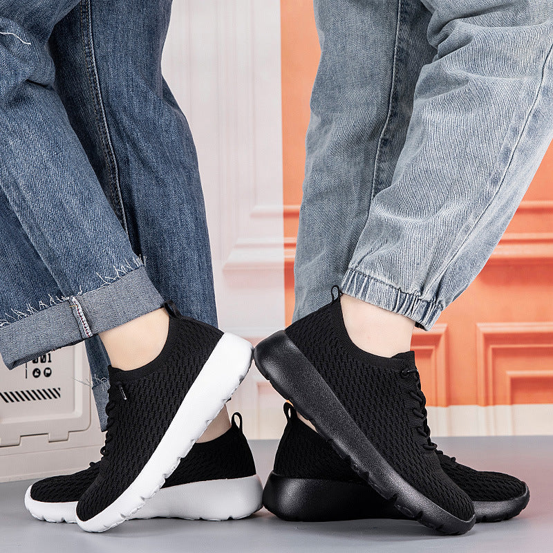 Damen Hochleistungs-Laufschuhe mit atmungsaktiver Mesh-Oberfläche und stoßdämpfender Sohle EB