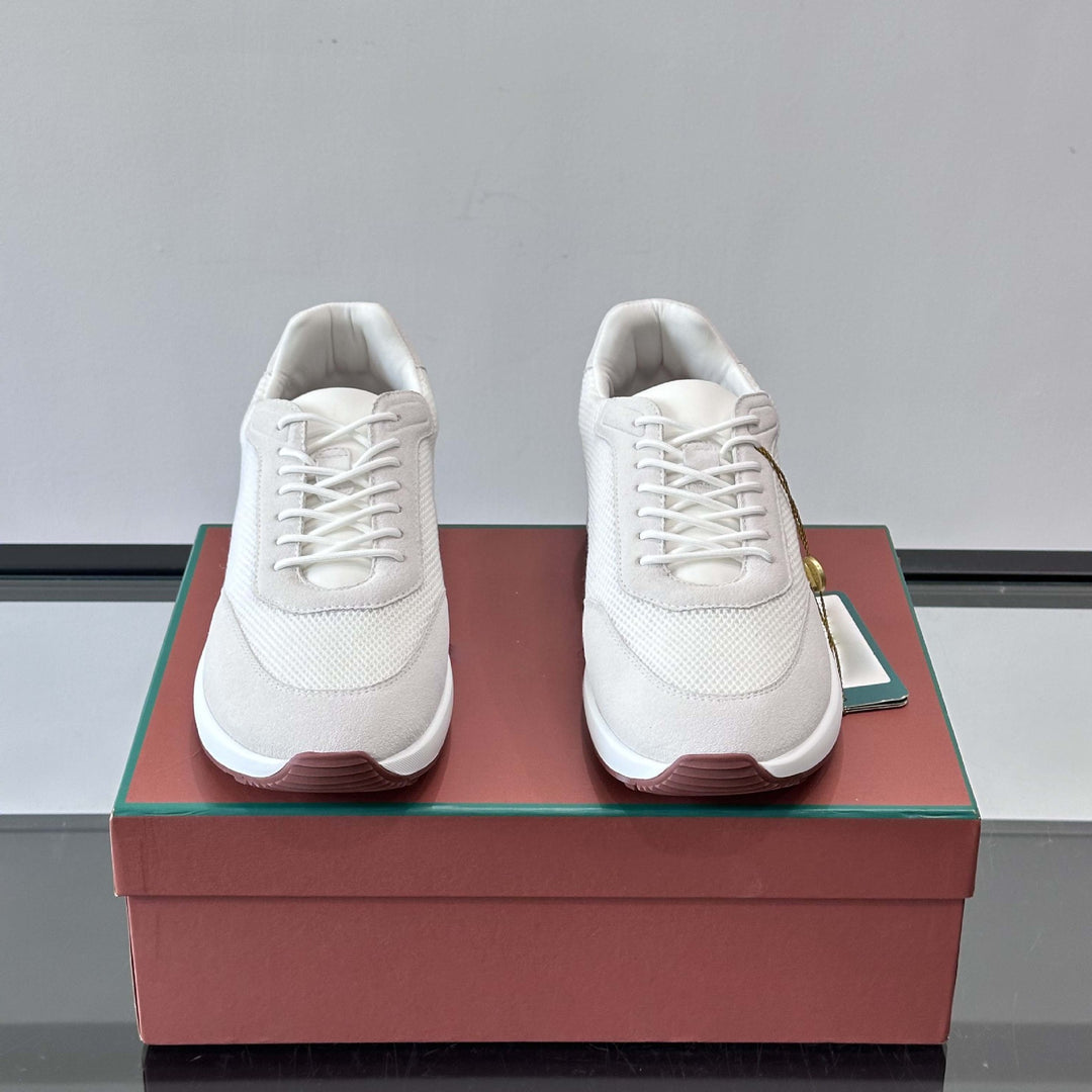 Damen komfortable Sneaker mit atmungsaktiver Struktur und modernem Design EB