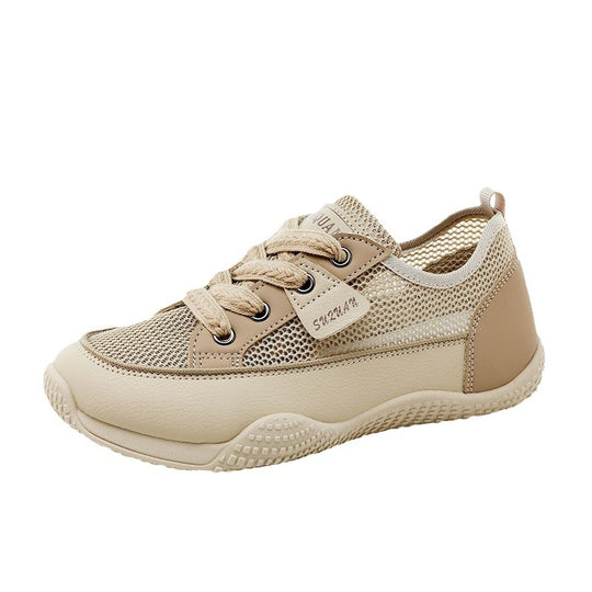 Damen Atmungsaktive Freizeitsneaker mit robustem Profil und modischen Akzenten EB