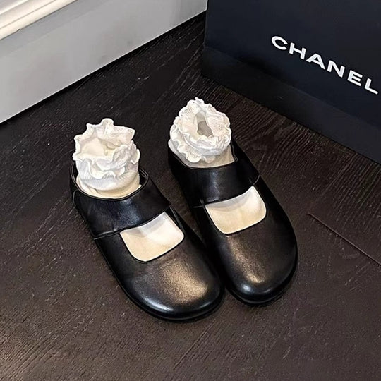 Damen Mokassins mit verstellbarem Riemen und weichem Innenfutter EB